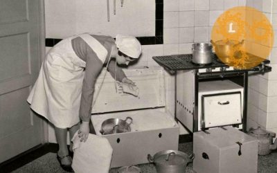 Ouderwets koken in de hooikist