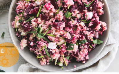 Couscous salade met rode biet