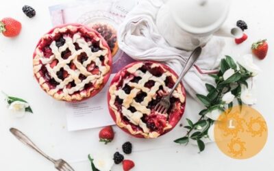 Recept: Aardbeien-rabarbertaart